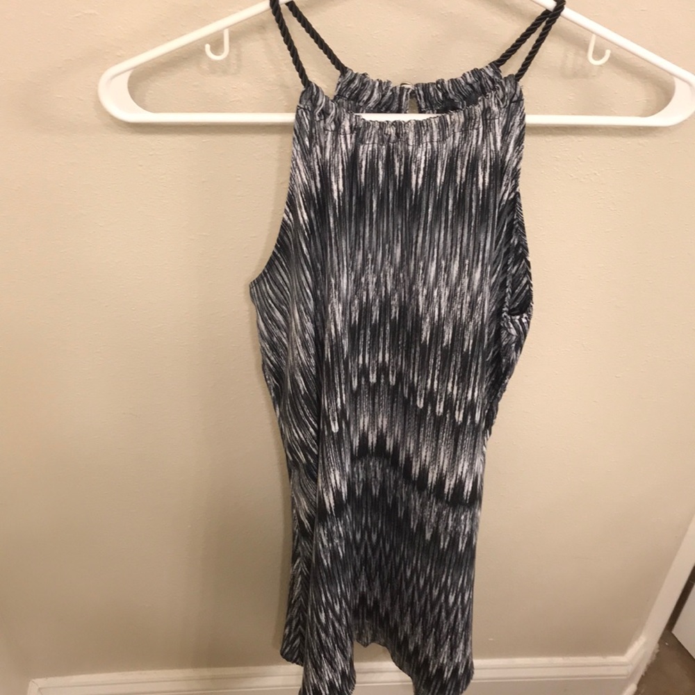 High neck dress